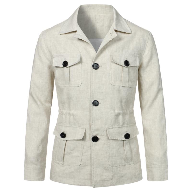 Denim | Denim Pocket Detail Belted Safari Jacket – Womens Clothing Coats & Jackets